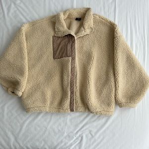 PacSun oversized Sherpa jacket